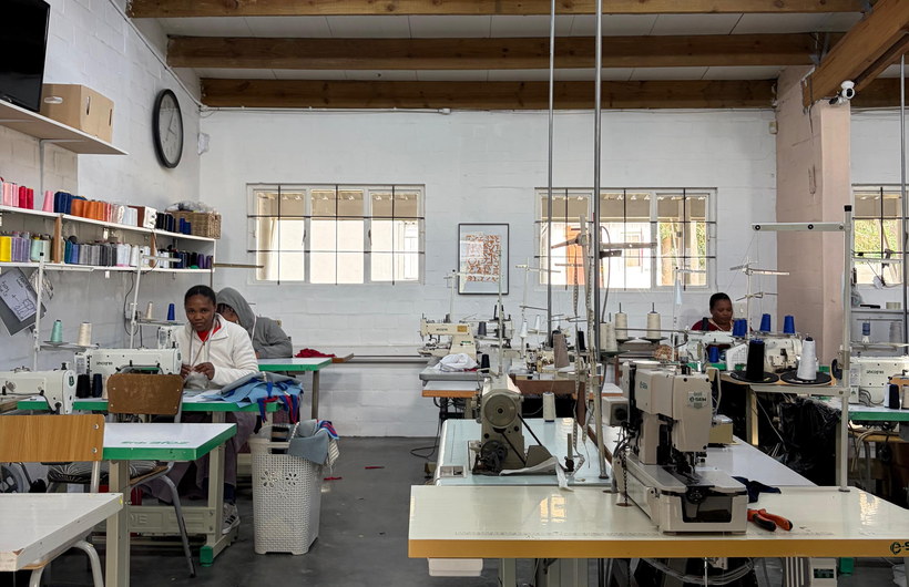 The Sewing Café workshop in Masiphumelele, where every YourTurn board is made.